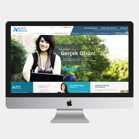 Aymir Danışmanlık web sitesi tasarımı